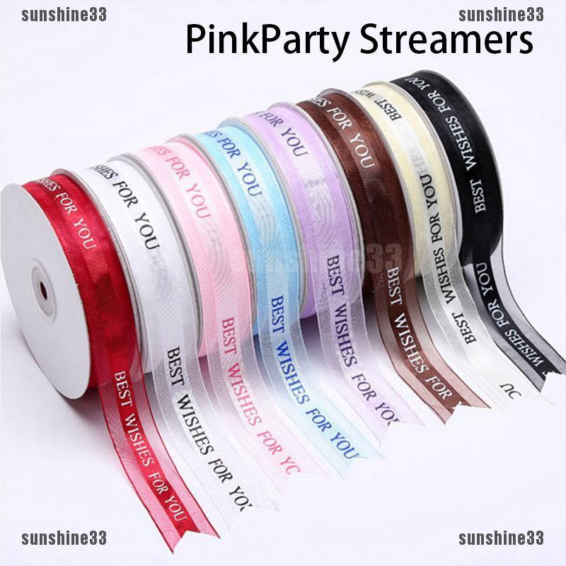 Cuộn Dây Ruy Băng Polyester In Chữ Happy Birthday 33