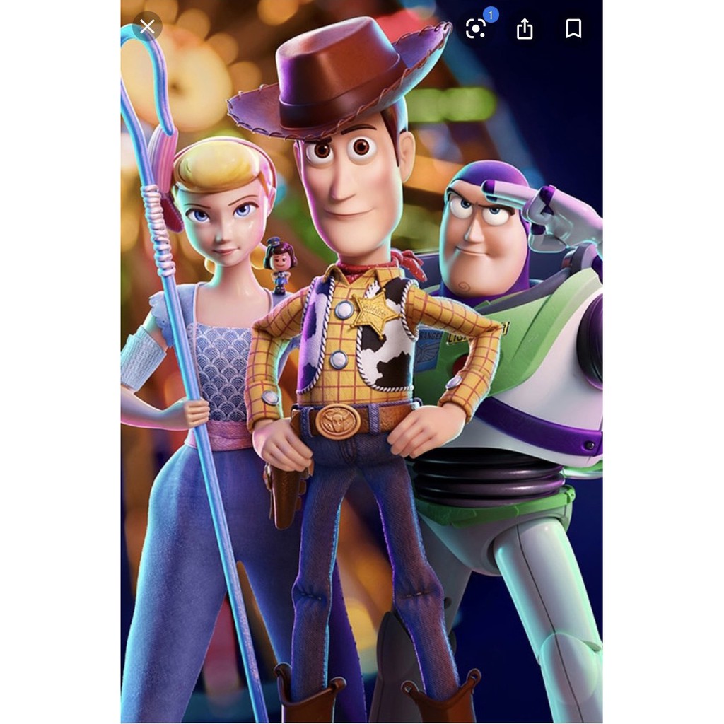 Bộ sưu tập 3 nhân vật Toy story Lightyear-Woody-Bo Peep - Hàng chính hãng