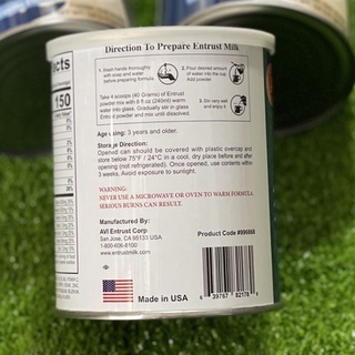 SỮA BỘT ENTRUST KHÔNG ĐƯỜNG 400G- MỸ