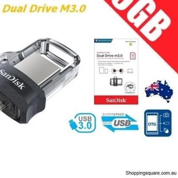 Ổ Cứng Sandisk Otg 16gb Usb 3.0 | Fd Dual Drive 16gb Sddd2