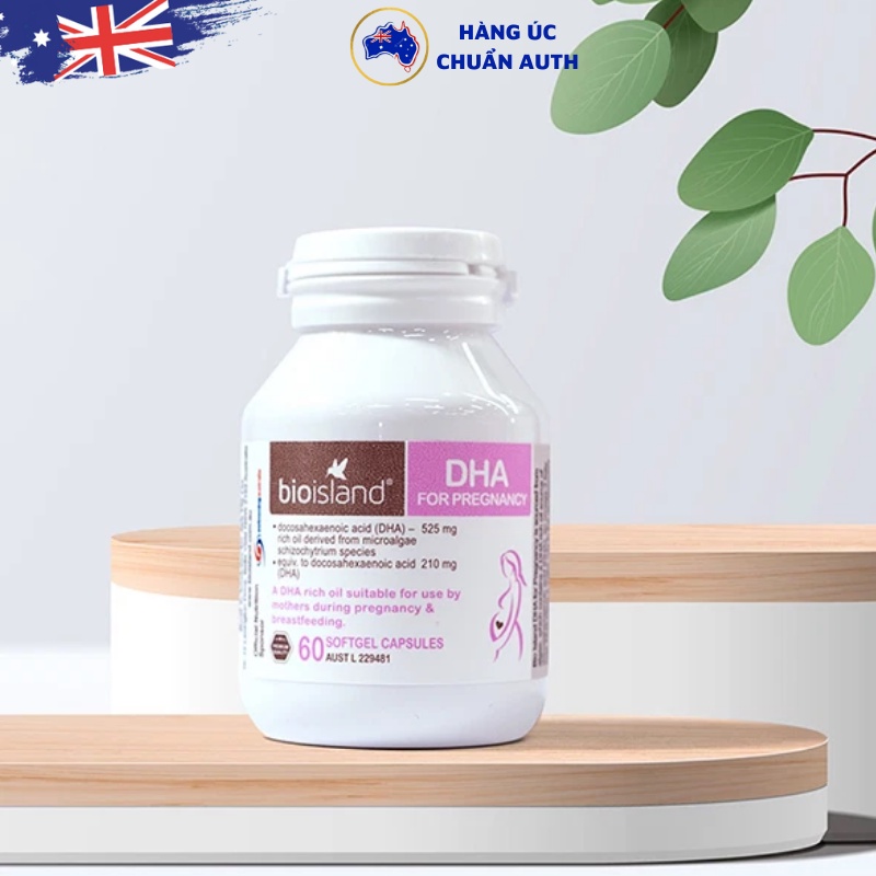 Viên uống cho bà bầu DHA Bio Island DHA for Pregnancy 60 viên