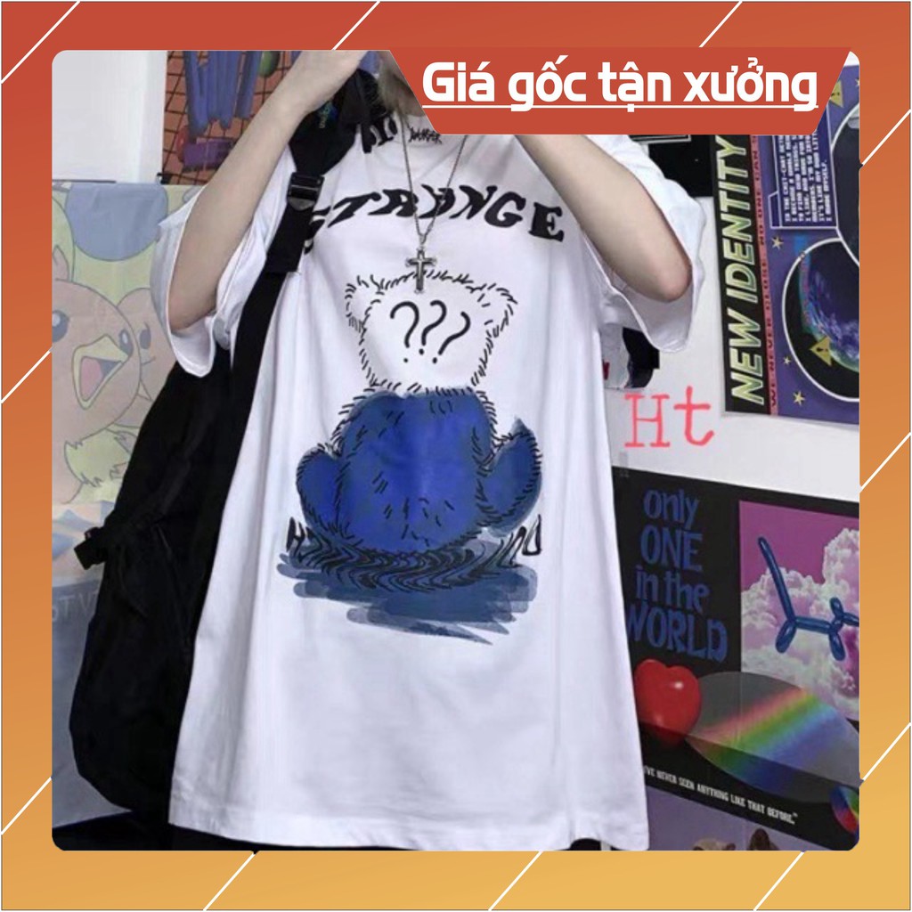 Sét áo gấu xanh + quần đùi đen HT12