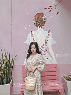 Áo hoa dài tay