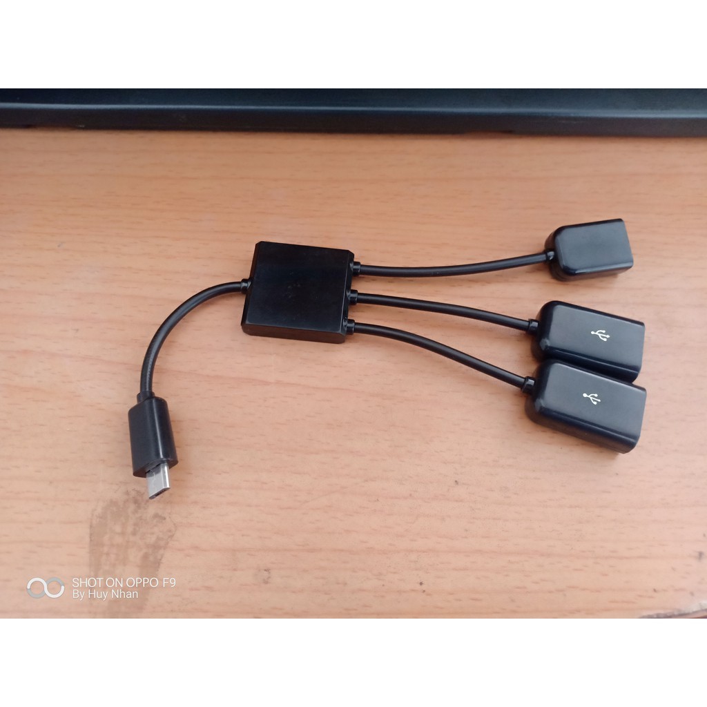 Micro USB OTG HUB 3 IN 1