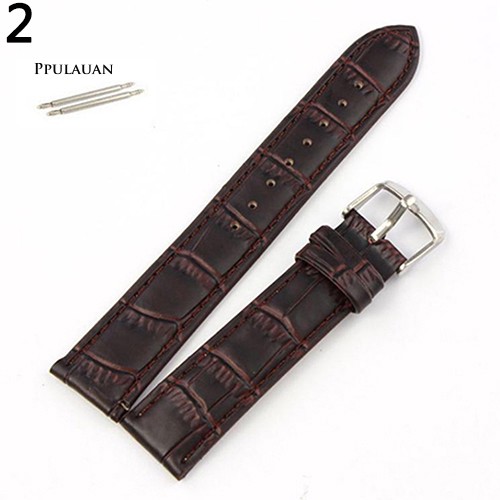 Dây đeo đồng hồ thay thế bằng da giả sang trọng cao cấp 18/20/22mm