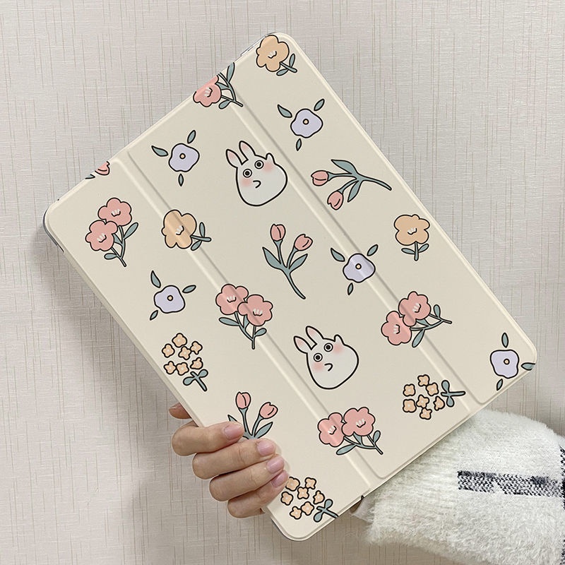 Ốp Máy Tính Bảng Tpu Silicon Chống Rơi Hình Thỏ Cho Ipad Air 5 10.2 Inch 7th 2019 Air3 10.5 Pro 9.7 Air2 Air1 Mini 4 Mini5 Mini123 Air 4