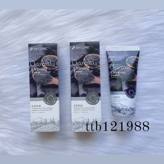 SỮA RỬA MẶT 3W CLINIC CLEANSING FOAM 100ML Đủ Mùi
