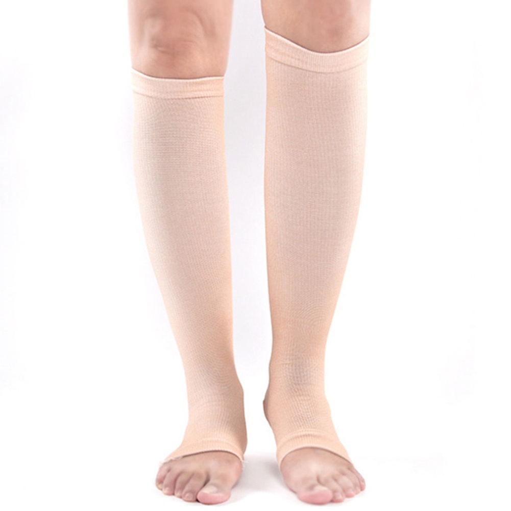 Vớ Nén Nylon Cao Đến Đầu Gối Giảm Đau Dành Cho Nam Nữ