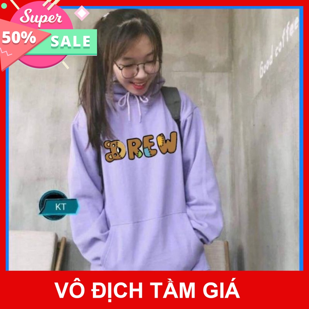 Áo Nỉ HOODIE Drew house Chữ gấu, áo nỉ bông hoodie unisex nam nữ (Tặng Kèm bộ tag+giấy thơm) | WebRaoVat - webraovat.net.vn