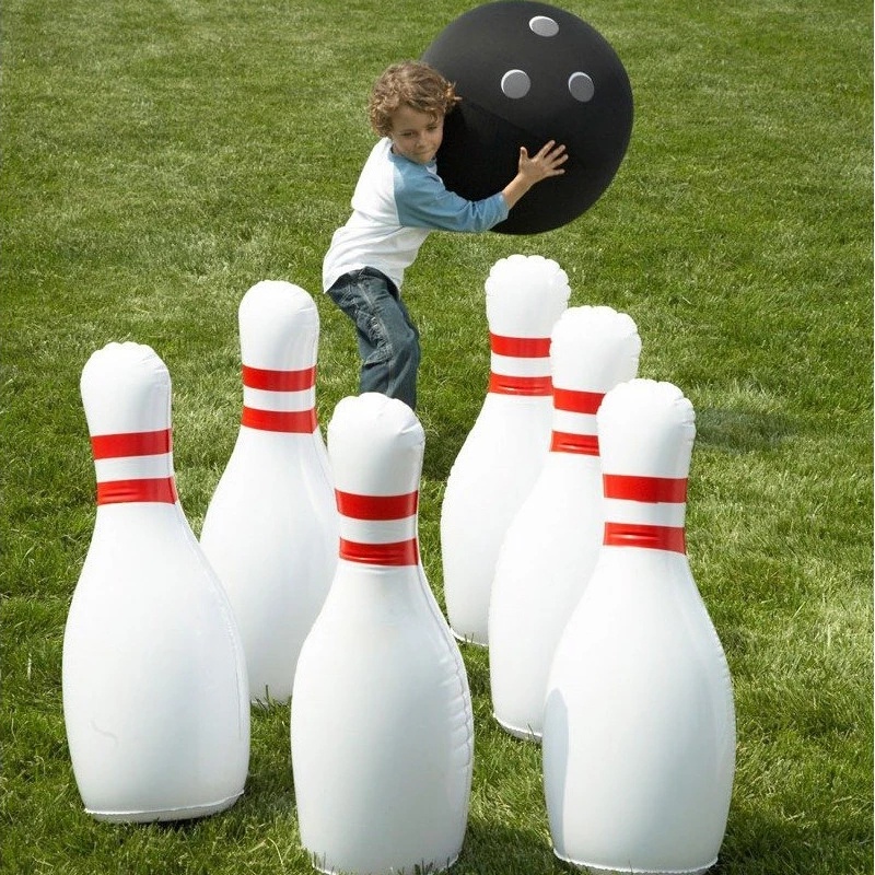 Bộ Đồ Chơi Bowling Bơm Hơi Cho Trẻ Em Và Người Lớn