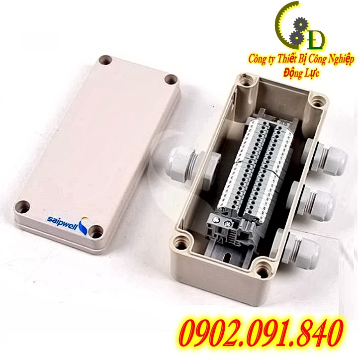 Tủ - hộp điện nhựaVIP DS-AG-0818, hộp kĩ thuật đấu điện ngoài trời chống thấm, kín nước bảo vệ thiết bị điện