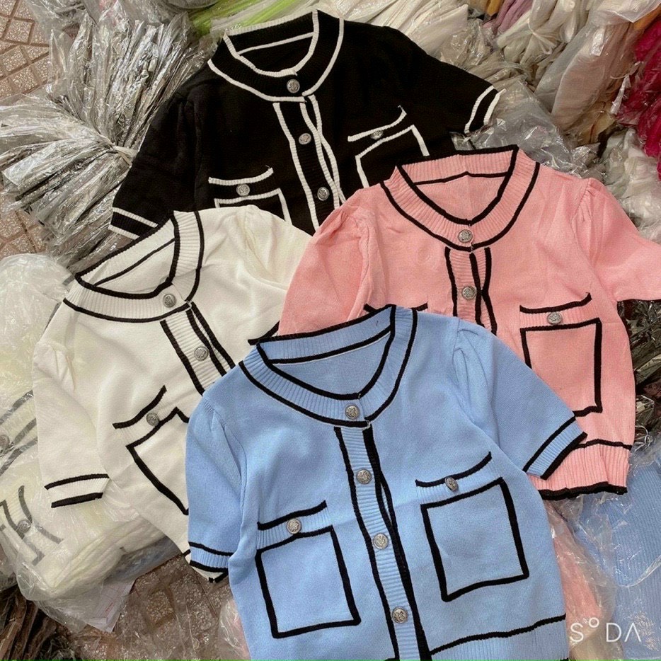 Áo Khoác Len Style Học Sinh 4 Màu Có Logo Tay Dài Chất Đẹp Cho Năm Học Mới | Bé Tiu Clothing | BigBuy360 - bigbuy360.vn