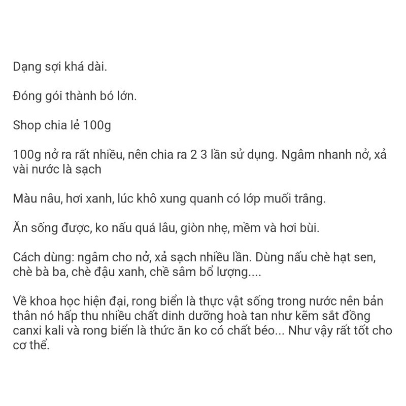 Phổ tai  túi 100g, 200g