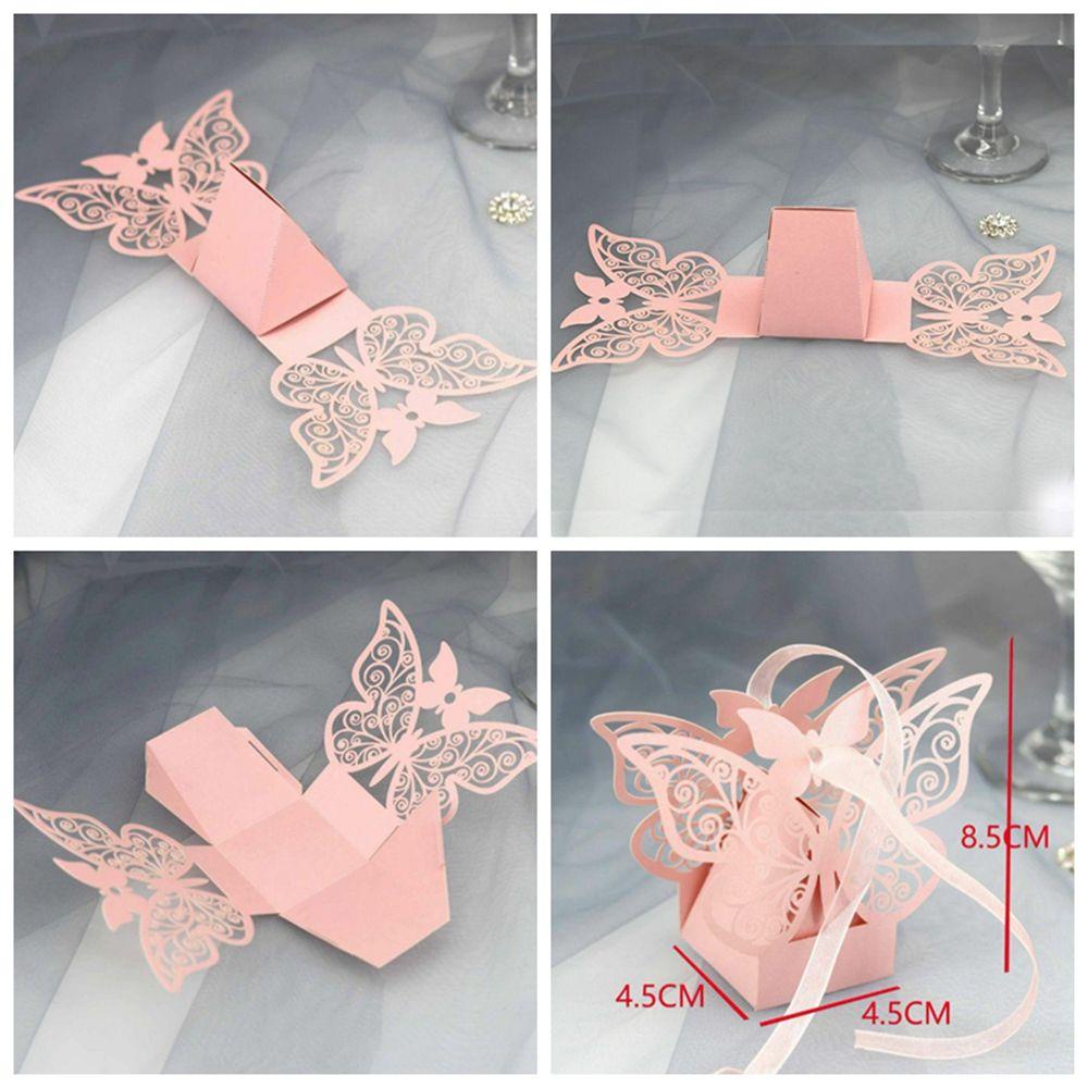 Set 50 Hộp Giấy Đựng Kẹo / Sô Cô La Trang Trí Tiệc Cưới DIY