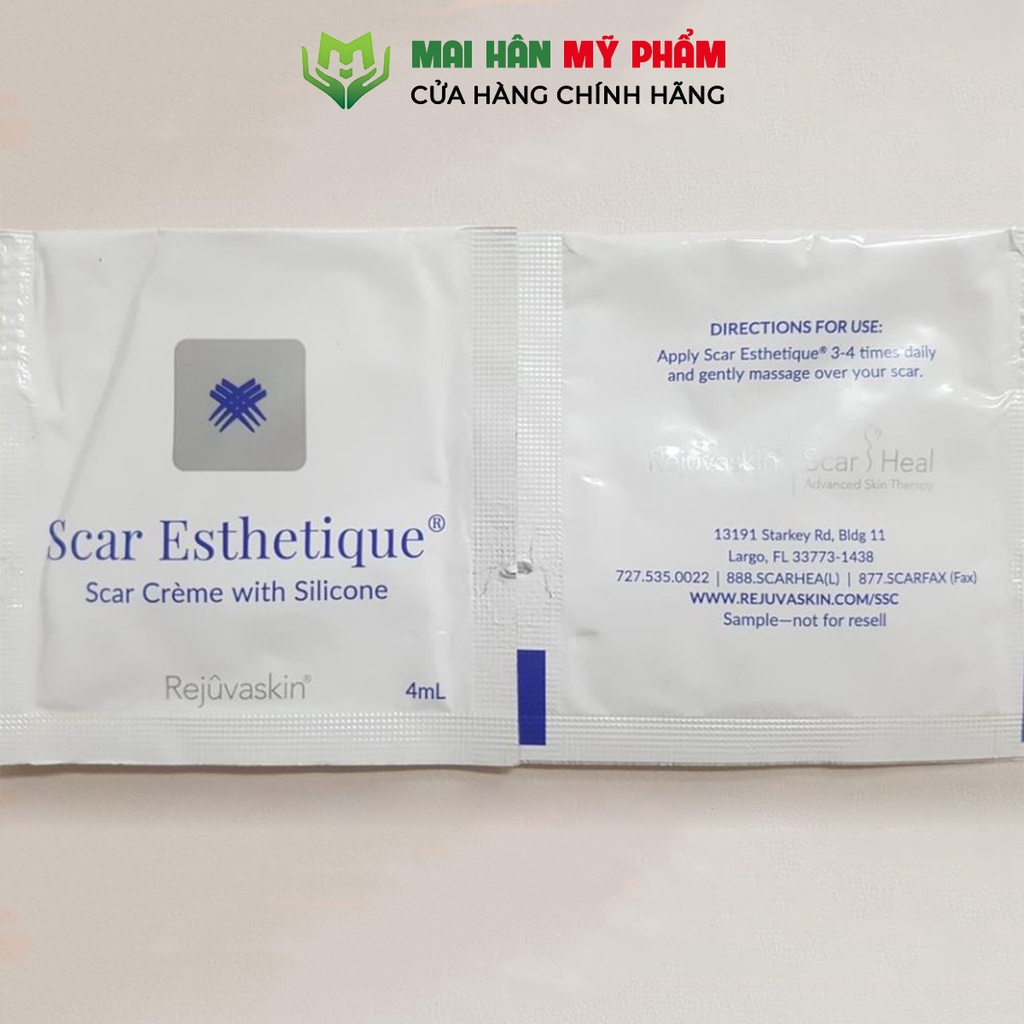 Kem xóa mờ sẹo thâm, làm đầy sẹo rỗ, lõm Rejuvaskin Scar Esthetique 4ml - Mỹ Phẩm Mai Hân