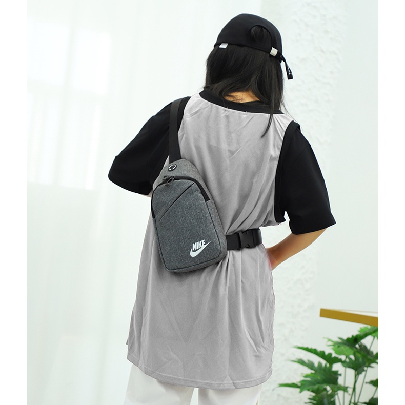 Nike Túi Đeo Chéo Ngực Phong Cách Thể Thao Năng Động Cho Nam Nữ