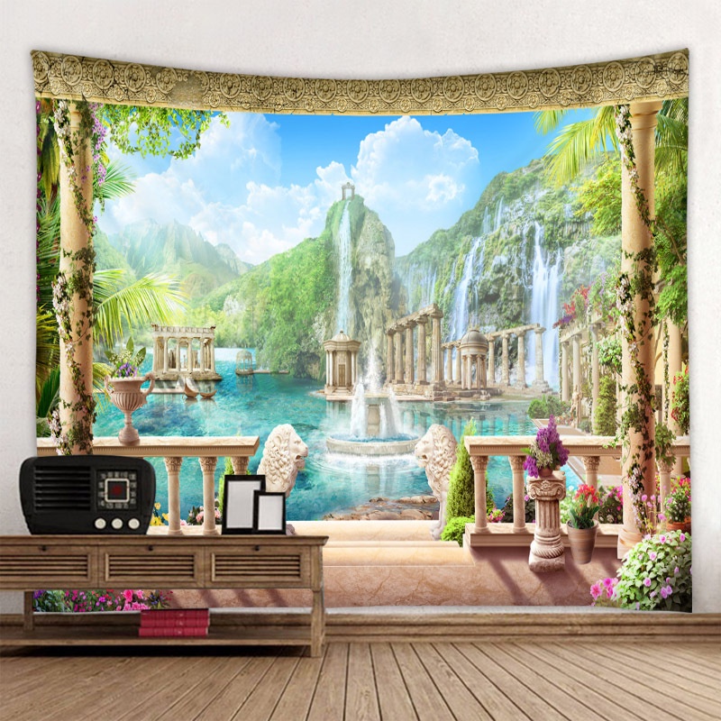 Tranh Vải Treo Tường Trang Trí 3m*2m