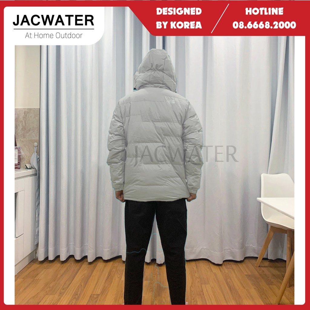 Áo parka lông vũ dáng dài, vải GORE-TEX chống nước giữ nhiệt thời trang Jacwater V720