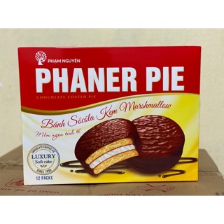 Bánh Choco Pie Phaner Pie Hộp Luxury 336g x 12 bánh