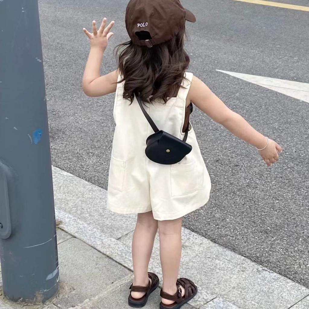 Set Đồ Mùa Hè 5 Món Gồm Áo Hai Dây Dáng Rộng Thoải Mái Hợp Thời Trang Cho Bé Gái / Bé Trai