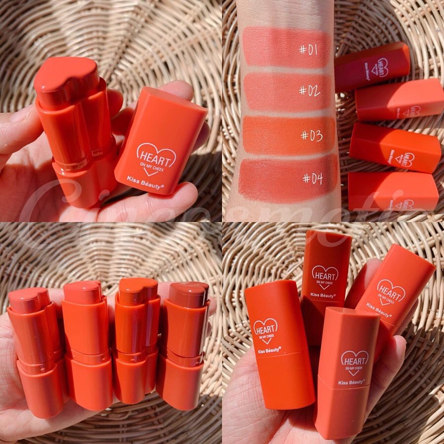 Má hồng dạng thỏi Kiss Beauty