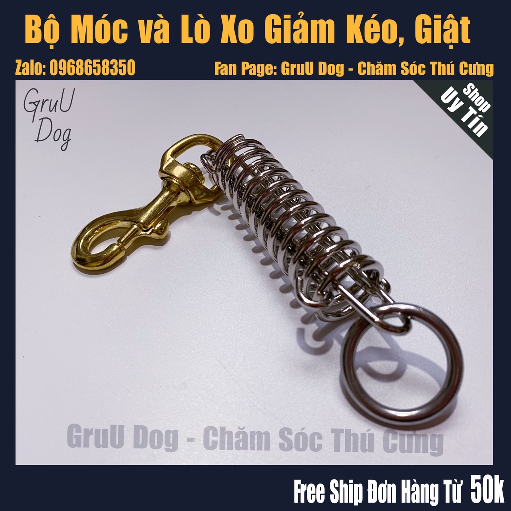 Bộ móc cường lực giảm kéo giật cho chó