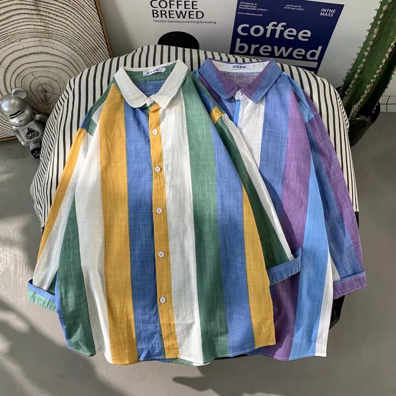 Áo Sơ Mi Tay Dài Phong Cách Âu Mỹ Thời Trang Cho Nam Giới Size M-5Xl | BigBuy360 - bigbuy360.vn