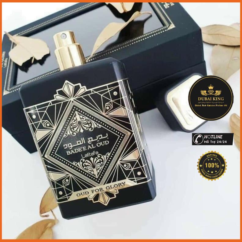 Nước Hoa Unisex Lattafa Bade'e Al Oud Oud For Glory EDP 100ml mùi hương trầm ấm