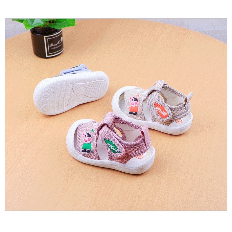 SANDAL tập đi cho bé trai, bé gái siêu mềm chống trơn trượt 2022