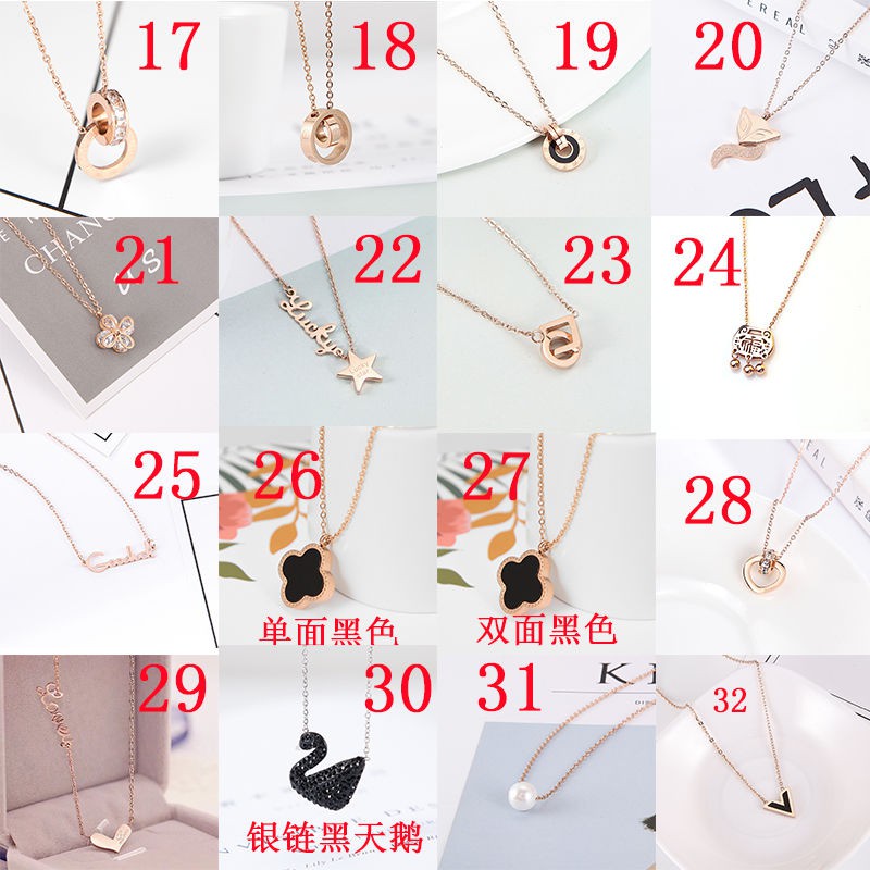 Rose Color Gold Chained Bone, Chained Female Students, And Created a Birthday Gift For The Birthday Of The Female Studen