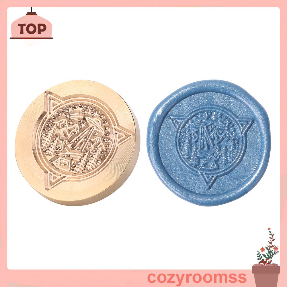 Con Dấu Sáp Niêm Phong Bì Thư Bằng Đồng Diy