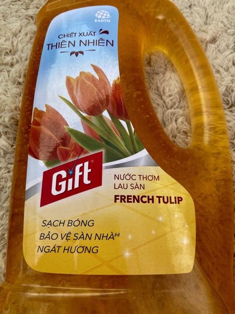 NƯỚC LAU SÀN GIFT HƯƠNG FRENCH TULIP và HƯƠNG YLANG