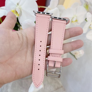 [GIÁ HUỶ DIỆT] Dây Da Apple Watch Hồng Chốt Hermes