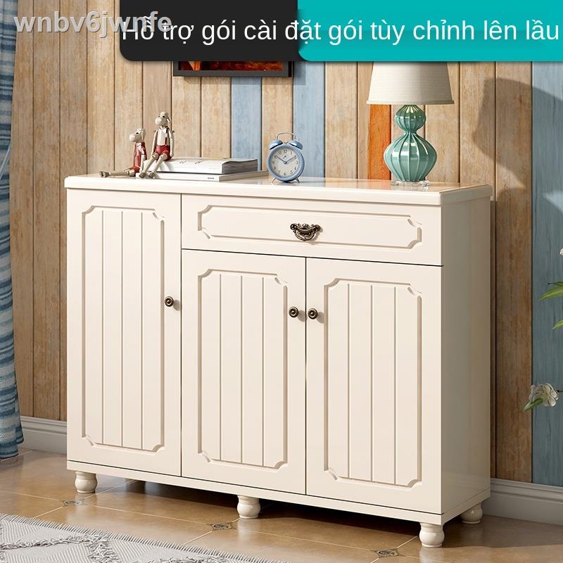 ◇❖℡Phong cách Châu Âu đa chức năng lưu trữ trang trí tủ giày đơn giản hiện đại phong cách Địa Trung Hải Kiểu đồng quê Ch