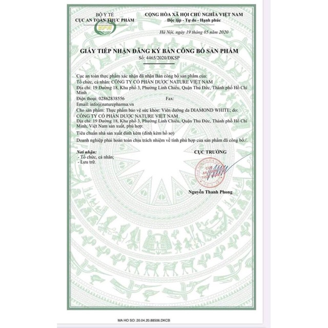 VIÊN UỐNG TRẮNG DA DIAMOND WHITE NGỌC TRINH CHÍNH HÃNG GLOBAL | BigBuy360 - bigbuy360.vn