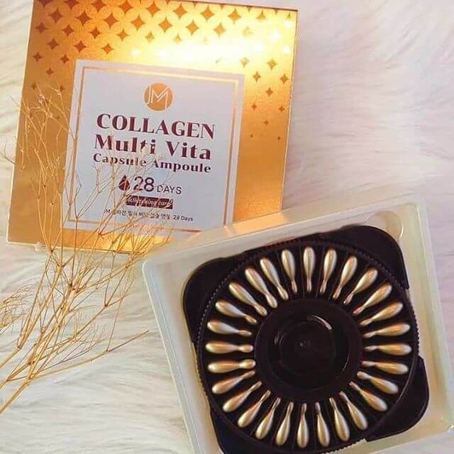 Viên Collagen tươi Ammud Multi Vita Ampoule Hàn Quốc