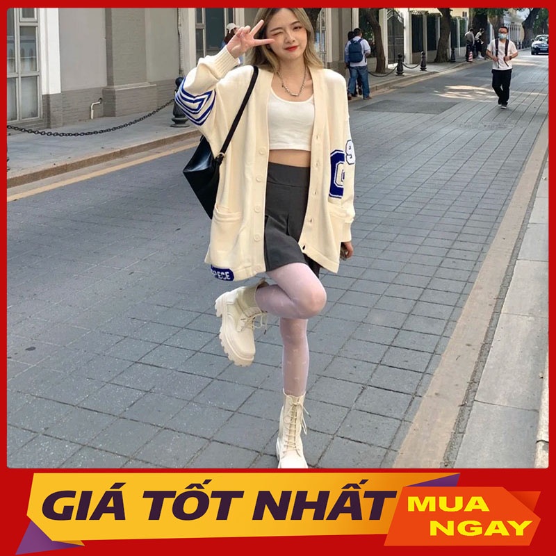 Áo Khoác Cardigan Nỉ Chữ G Siêu Hót M523