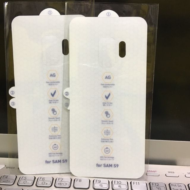 DÁN PPF CHỐNG  VÂN TAY CHO SAMSUNG S9 (mặt sau)
