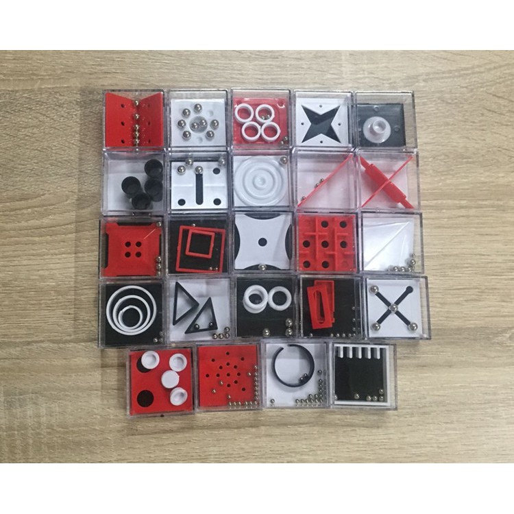 Giải đố nhựa - Modern art & classics - combo hộp 24 cái