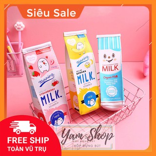 Hộp Bút Hình Hộp Sữa Cute Mimi –Yam Shop