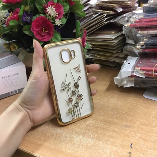 Ốp Sam sung j2 Pro Viền Đính Đá