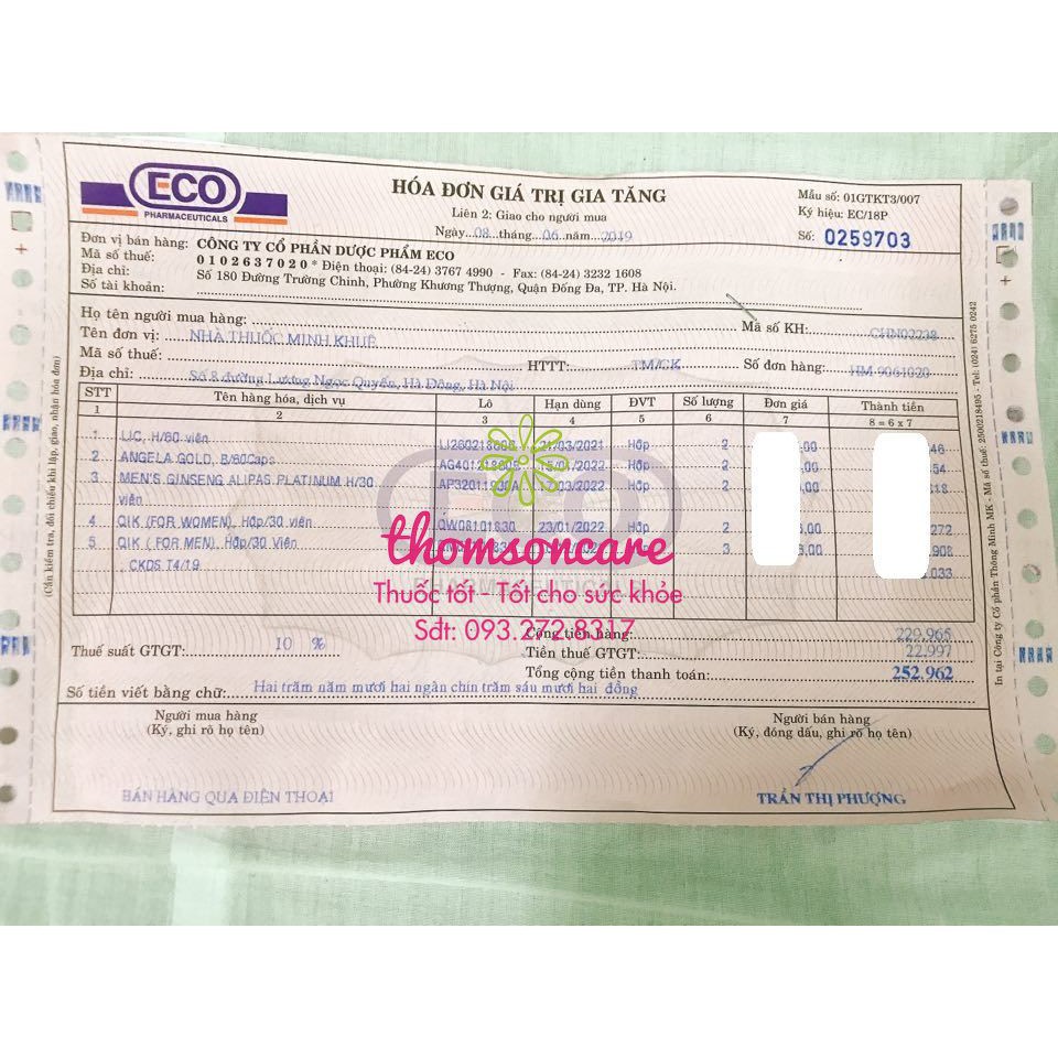 Lic - Giảm cân Có tem tích điểm - Chính hãng, có hóa đơn công ty