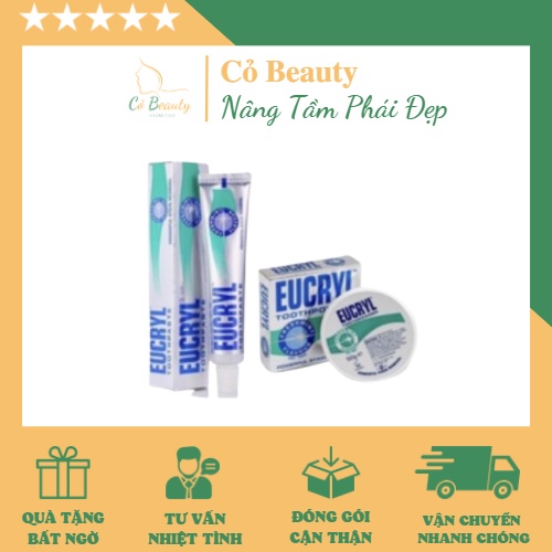 Kem và bột trắng răng Eucryl Anh - Guu