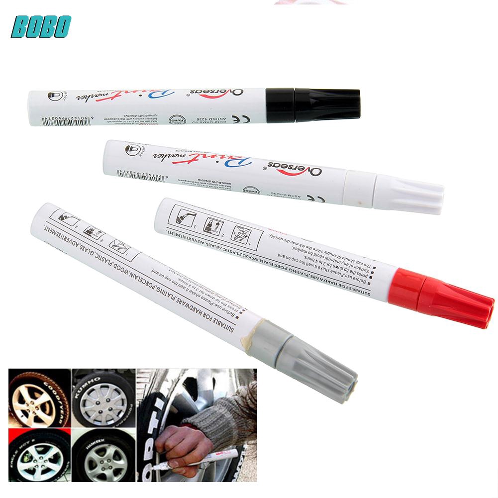White Universal Waterproof Rubber Metal Permanent Paint Marker Pen Car Tyre Tread Environmental Tire Pen free shipping