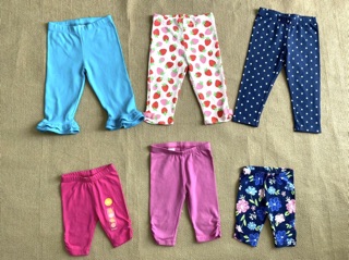 Quần legging lửng bé gái