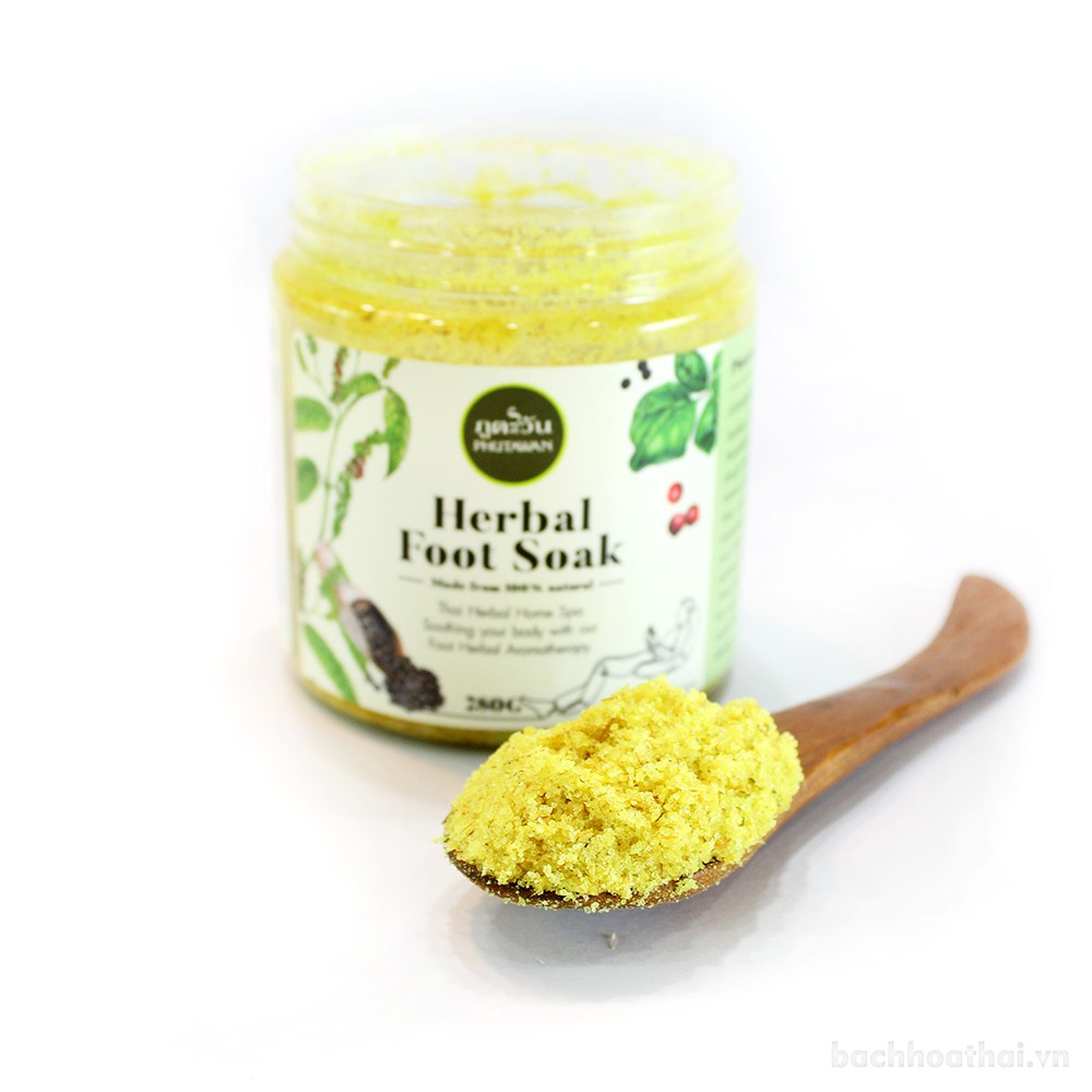 [MỚI] Muối ngâm châŋ Thảo ḋược Phutawan Herbal Foot Soak Thái Lan