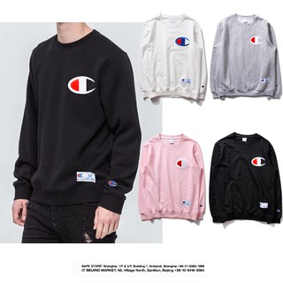 Áo Sweater Lót Nhung Thêu Logo Xinh Xắn Cho Cặp Đôi