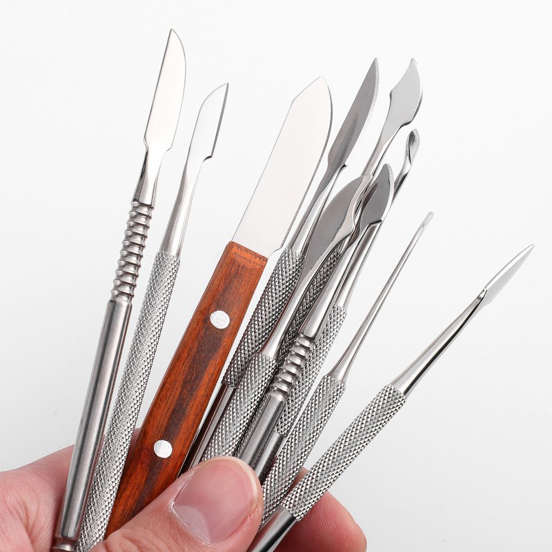 Set 10 Dụng Cụ Làm Nha Khoa Bằng Thép Không Gỉ