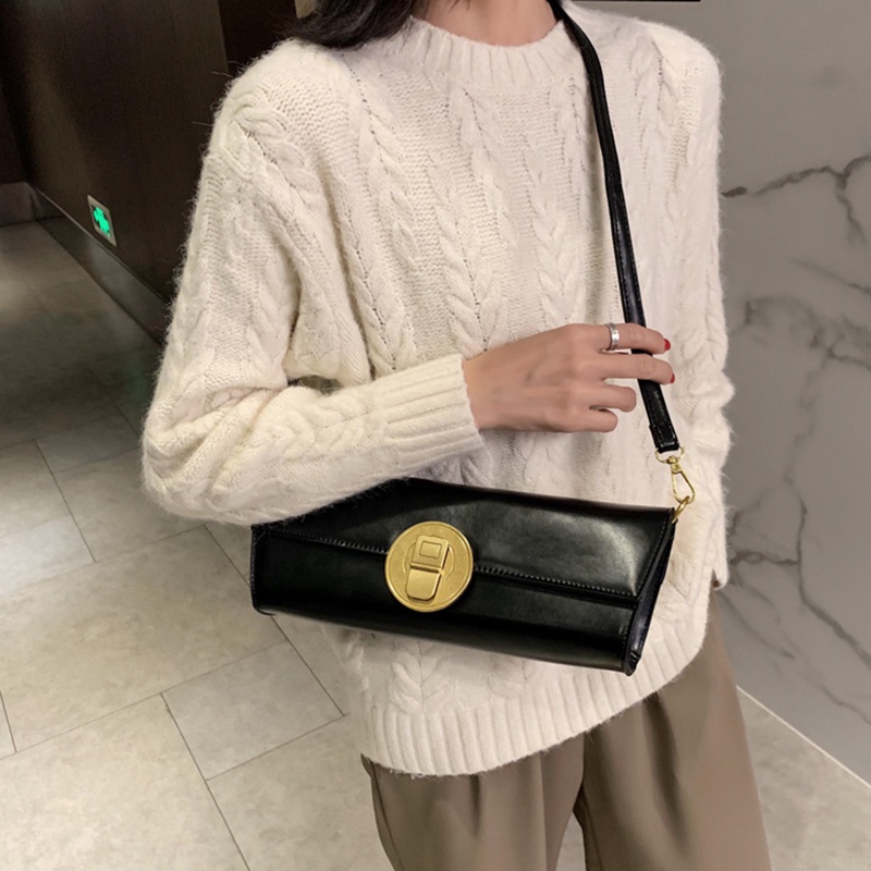 Túi đeo vai IELGY có khóa cài nam châm thời trang cho nữ