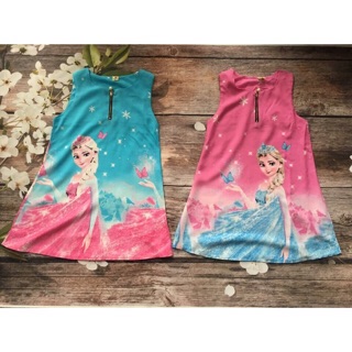 Váy lanh elsa đại cho bé